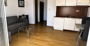 Dnevni boravak sa kuhinjom u Lyon Apartmanima